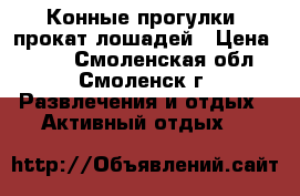 Конные прогулки, прокат лошадей › Цена ­ 800 - Смоленская обл., Смоленск г. Развлечения и отдых » Активный отдых   